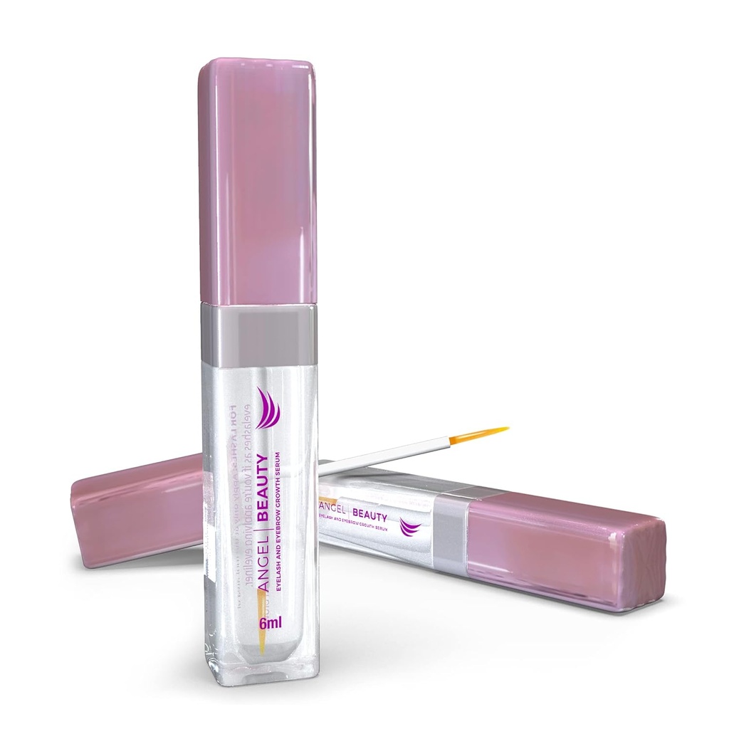 Wimpergroeiversterker & Brow Serum voor lange, dikke wimpers en wenkbrauwen. Klinisch getest, natuurlijke ingrediënten, veganistisch, wreed-vrij, hypoallergeen, Sulfaatvrij, parfumvrij, biologisch en glutenvrij