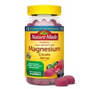 Nature Made High Absorptie Magnesium Citrate 200 mg per portie, Magnesium Supplement voor Spier, Zenuw, Bot en Hart Ondersteuning, 60 Magnesium Gummies, 30 Day Supply
