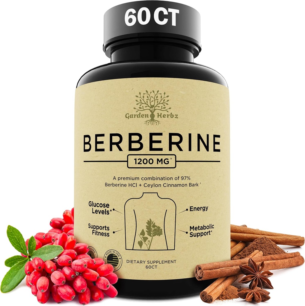 Berberine Supplement, Berberine 1200 Mg 