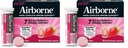 Airborne 1000mg Vitamine C met vitamine D & Zink, Suikervrij Multivitamine Immune Support Supplement, Antioxidanten Vitaminen A & Vitamine E, 30 Bruistabletten, Zeer Berry Flavor (Pack of 2)