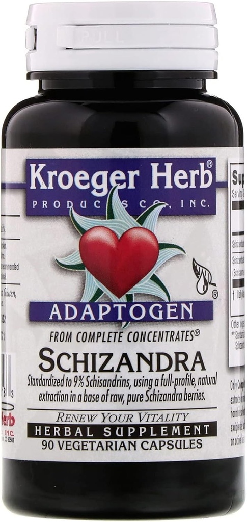 Kroeger Herb Schizandra - 90 Vegetarische Capsules