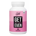 LEVEND VITAMINE CO. Get Even - Vrouwen Hormonale Balance Blend - Helpt Verminderen Severity van Periodes, PMS & Menopauze - Gemakken Kramen & Bloating - Mood Regulation - Periode Pijn &amp; Ongemak - 90 Tellen