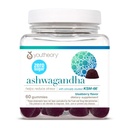 Youtheory Ashwagandha - Vegetarische energie & Stress Support Supplement met biologisch KSM-66 & Gemberextract - Lage suiker - Bosbessen, 60 Gummies (30-dagen aanbod)