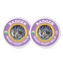 Badger - Nachtnachtbalsem, kamille & Lavendel, natuurlijke slaapbalsem voor kinderen, geurende ontspanning voor kinderen, kinderen biologische slaapbalsem, 2 oz (2 Pack)