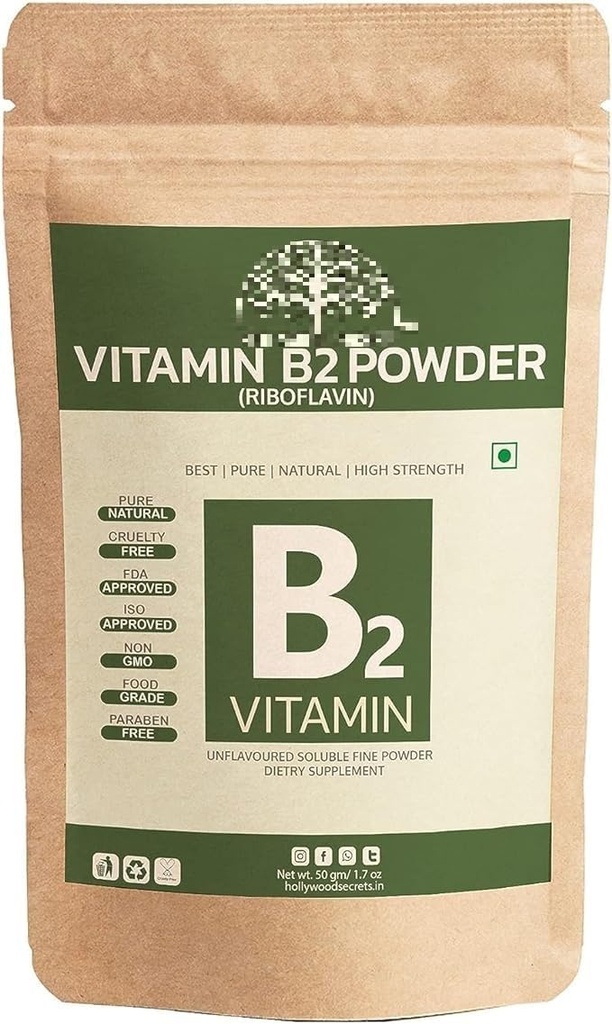 Generieke Pub Vitamine B2 Riboflavine Poeder 50gm