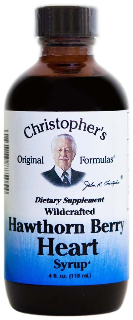 Dr Christopher's originele Formules Hawthorn Berry Heart Stroop, 4 Ounce
