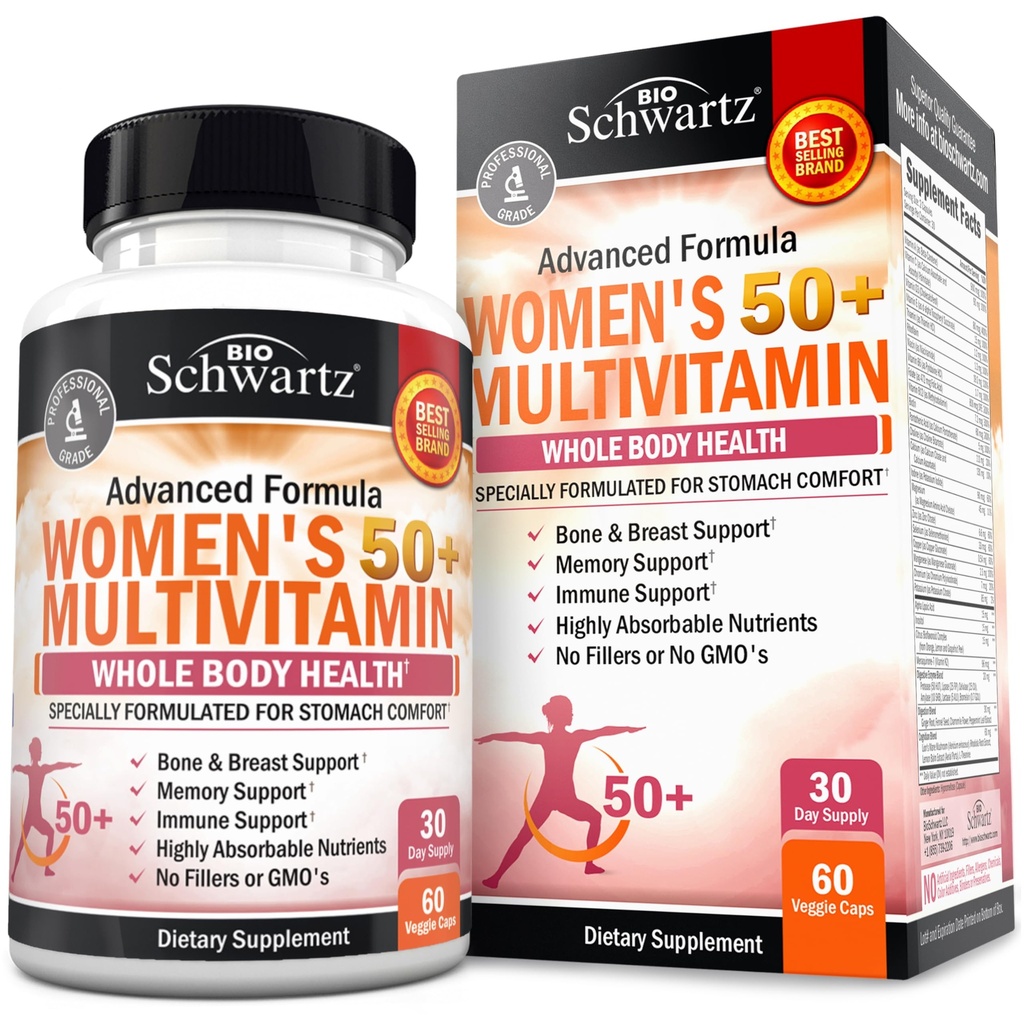 Dagelijkse Multivitamine voor vrouwen 50 & Over 