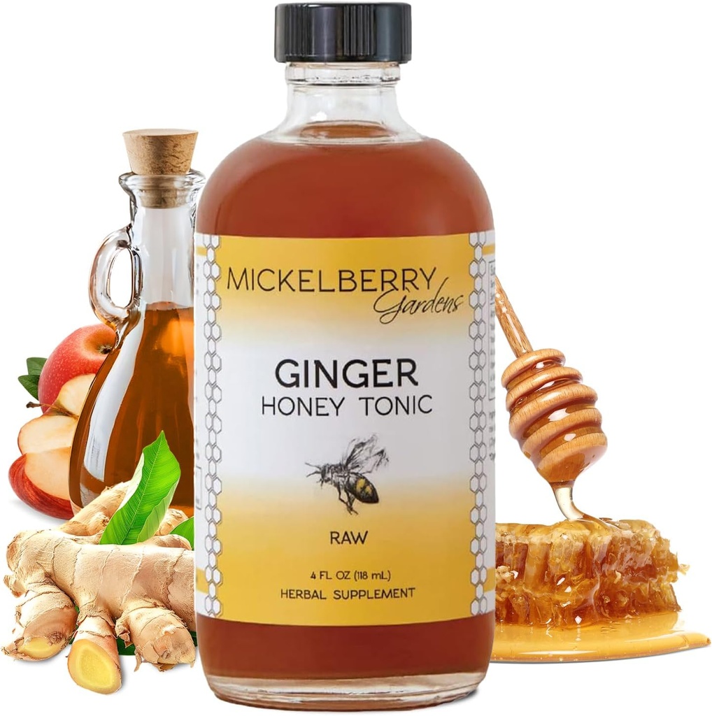 Mickelberry Gardens Immune Support Ginger Honey Tonic 