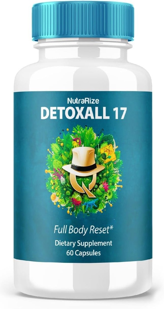 DetoxAlle 17 - DetoxAlle 17 Volledige body Reset, DetoxAll17 Dieetsupplement voor de algehele gezondheid en wellness, Maximale sterkte all-natuurlijke pillen om energie te verhogen, Detox Alle 17 Beoordelingen (60 Capsules)