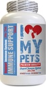 I love MY PETS LLC Immune Hondenrecepten - PET Immune Ondersteuning - Honden en katten - Booster - Gezond - Melkdistel voor honden - 60 Treats (1 Fles)