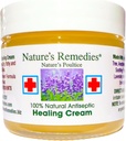 "100% Natural Antiseptische Healing Cream" Genees en kalmeert geïnfecteerde huid, Bed Sores, Pressure Sores, Wounds, Pijnlijke Ulcers, Jeuken, Scrapes, Rashes, Cuts, Burns, Poison Ivy, Eczema, Psoriasis 2 ounce