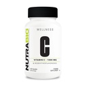 NutraBio Vitamine C met Rose HIPS - Ondersteunt gezonde Bones, Tanden en Gums, Immuunfunctie - Geen Fillers of Hulpstoffen - (120 capsules, 1000 mg vitamine C per capsule)