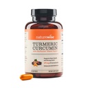NatureWise Turmeric Curcumin 500mg with Black Pepper Softgels - Extra Strength, Enhanced Absorption - 95% Curcuminoids & BioPerine for Immune Support - Gluten-Free, Non-GMO - 90 Count[3-Month Supply]