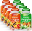 Simply Nature's Pledge - Verpakt met meer dan 40 verschillende groenten en fruit - 4 maanden supply- Gemaakt met Whole Food Superfoods - met Aloë Vera 100% sojavrij - 720 Capsules