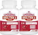Liposomale Urolithine A Supplement 2500mg, Boost Energy, 60 Capsules