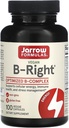 Jarrow Formules B-Right - Low-Odor Vitamine B-Complex Formula - Energy & Metabolisme Support - Promoot hersenen, hart- en cardiovasculaire gezondheid - 100 porties (pakket 1)