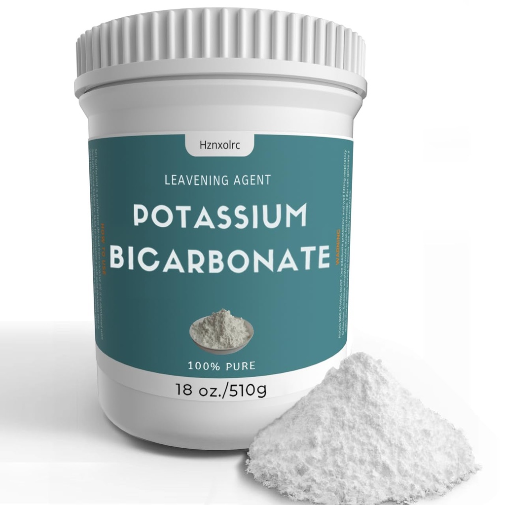 18 oz Kaliumbicarbonaat, 100% zuiver Kaliumbicarbonaatpoeder, gebruikt bij het maken van wijn, cakes, koekjes en meer