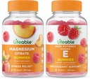 Levensvatbare Magnesium 85mg + Vitamine E, Gummies Bundle - Grote Proeverij, Vitamine Supplement, Glutenvrij, GGO-vrij, Kauwgom
