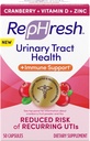 Rephresh Cranberry Urinaire Tract Health Plus Immune Supplement, gemengd met vitamine D + zink - 50 Tellen