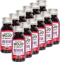 TEAONIC My Immunity Mojo: Revive, Herbal Juice, Herbal Supplement with Elderberry, Hibiscus, and Ginger, USDA-Certified Organic, Vegan, Gluten-Free, 12 Packs, 2 Fl. Oz Each