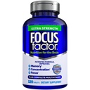 Focus Factor Volwassenen Extra sterkte, 120 Tel - Hersensupplement voor geheugen, concentratie en focus - Complete Multivitamine met DMAE, Vitamine D, DHA - Trusted Health Vitaminen