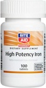 Rite Aid High Potency Iron Tablets - 100 Tellen