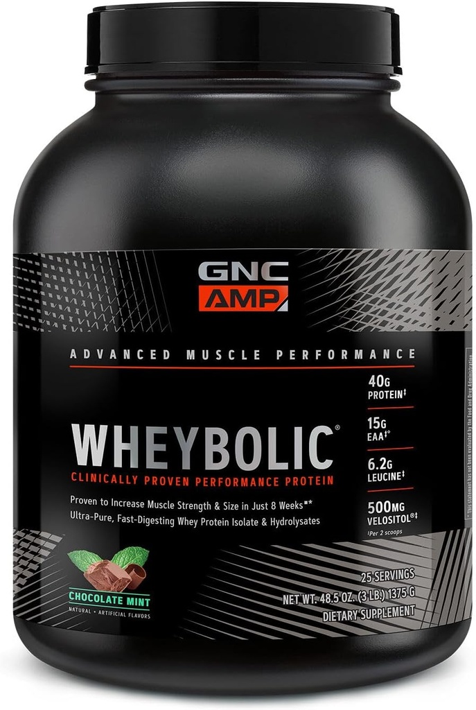 GNC AMP Wheybolic - Chocolademunt (25 porties)