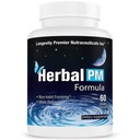 Longevity Herbal PM - Herbal Slaapformule met 5-htp, melatonine, Valeriaan & GABA. 60 Veggie Capsules
