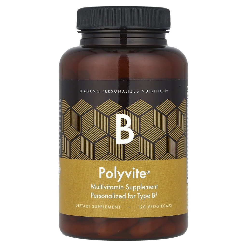 D'Adamo Persoonlijke Voeding - Polyvite B 120 vcaps