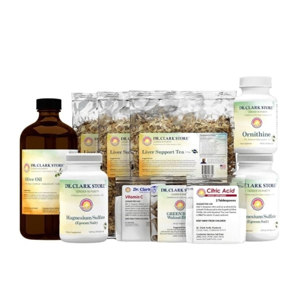Dr Clark Store Liver Health Kit Vegetarian, Ondersteunt Detox & Optimale Leverfunctie