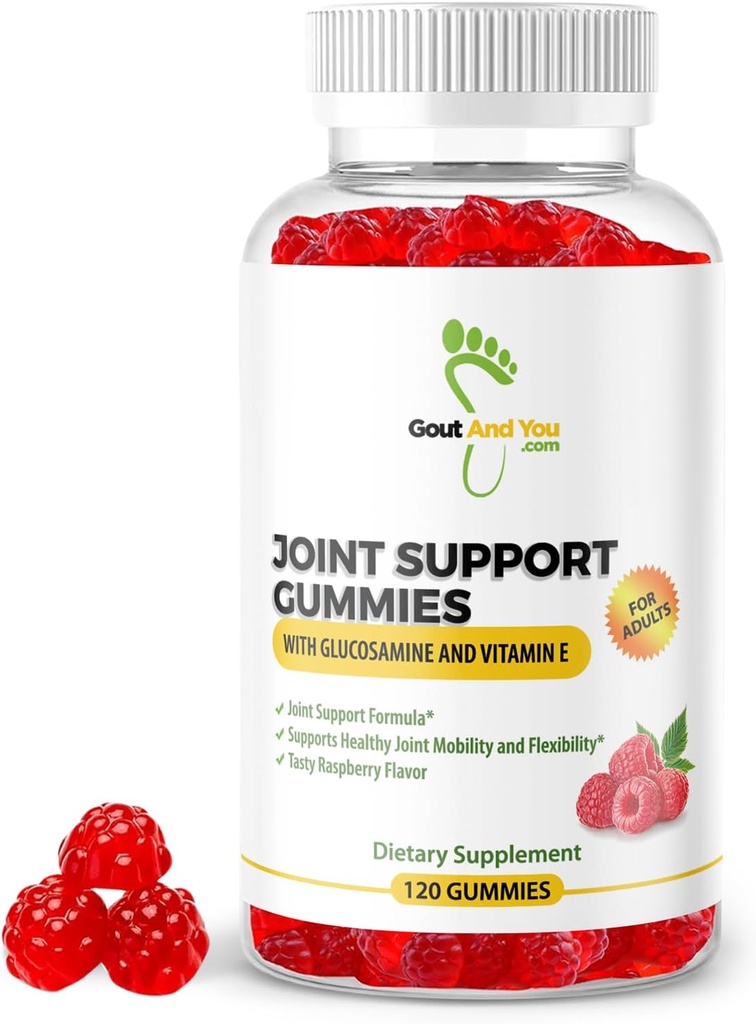 120 Extra sterkte Joint Support Kauwbare Gummies met Glucosamine & Vitamine E - Natuurlijke gewrichts- en flexibiliteitssteun