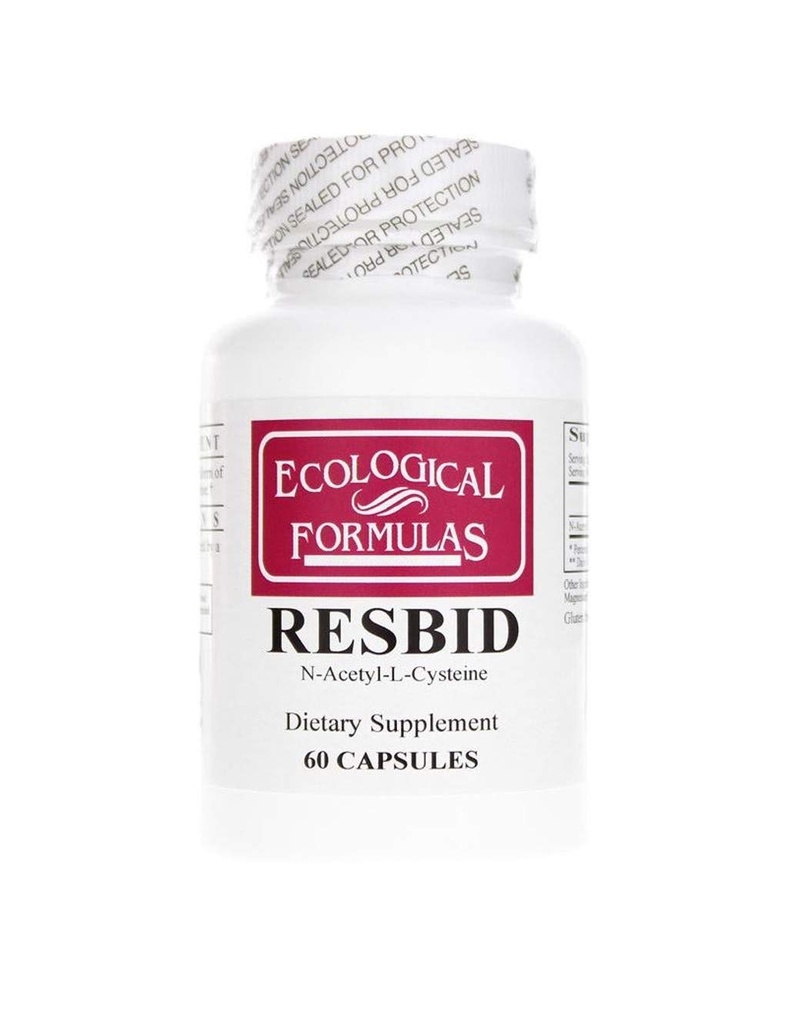 Ecologische Formules Resbid 500 Mg, Wit, 60 Tellen