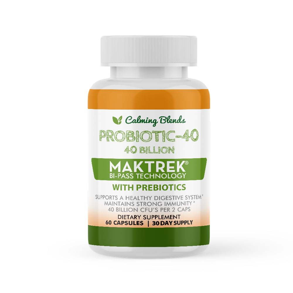 Probiotische, 40 miljard CFU, Bi-Pass leveringssysteem voor maximale effectiviteit, Shelf Stable, 60 plantaardige capsules