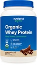 Nutricost Biologische Wei Proteïne Concentraat, Dubbele Chocolade Smaak, (2LBS) - Glutenvrij, Non-GMO