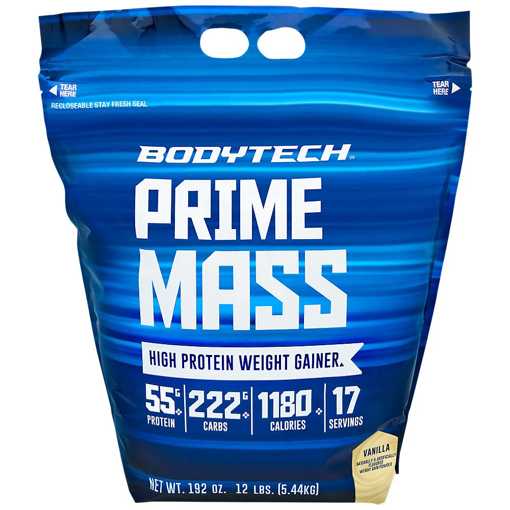 BODYTECH Prime Mass - Vanille (12 lbs./17 Servers)