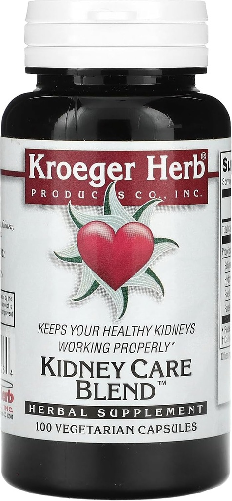 Kroeger Herb Nierverzorging Vermeng Vegetarische Capsules, 100 Tel.
