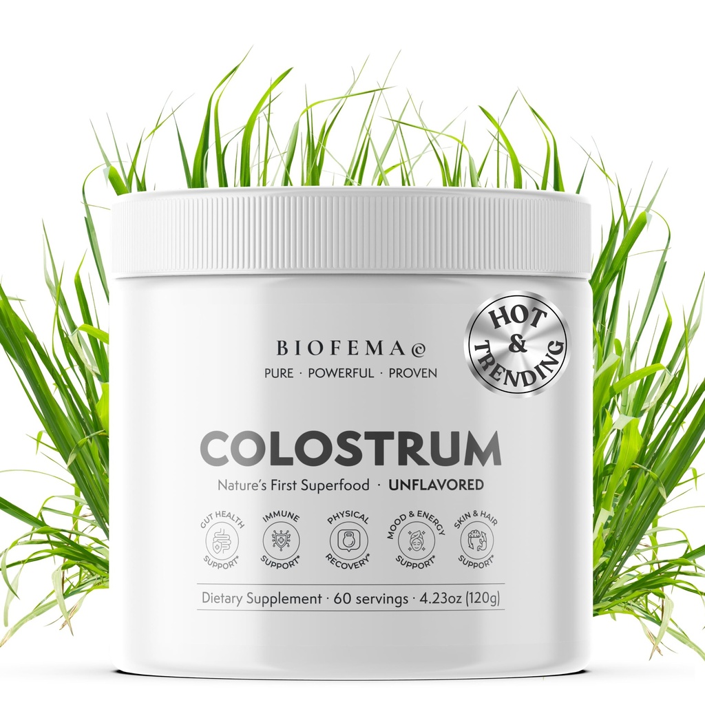 BIOFEMA Bovine Colostrum Supplement - Natuur Superfood 