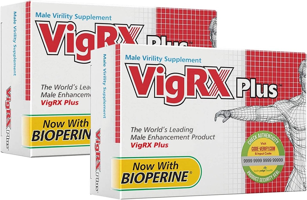 VigRX Plus Mannelijke Virility Kruidendieetsupplement Pill - 60 tabletten (2 doos)