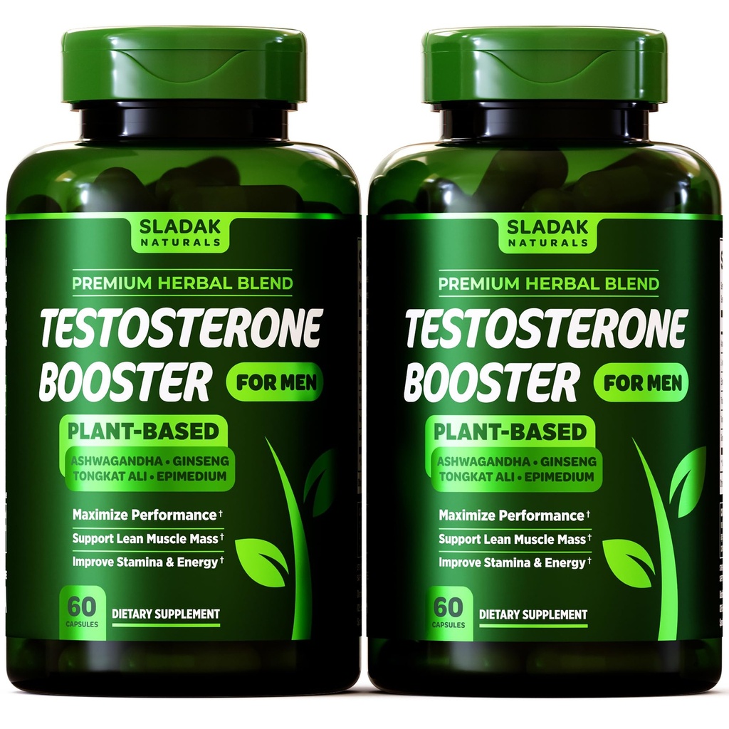 Testosteron Booster Supplement voor mannen - Mannelijke verbetering Test Boost - Ashwagandha, L-Arginine, Tongkat Ali, Tribulus + Meer - Workout, Build Muscle, Strength, Energy & Performance - 2 maand aanbod