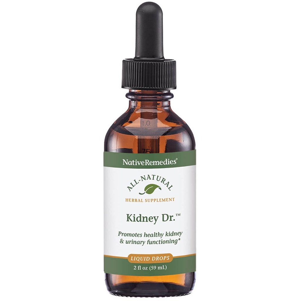 Native Remedies Nier Dr. - Alle natuurlijke kruidensupplement voor de gezondheid van de nieren en urinewegen - 59 ml