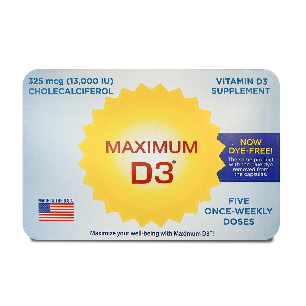 13.000 IE, 5 capsules Totaal (5-Week Supply) [Verpakking mei Vary]