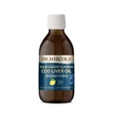 Dr. Mercola Wild Caught Alaska Cod Leverolie, 6,8 Fl. Oz. (200 ml), 40 Servings, 1000 mg Omega-3s Per Serving, Dieetsupplement, Ondersteunt Hersenen en Cognitieve Functie, Non-GMO, MSC Certified