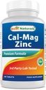 #1 CAL MAG ZINC by Best Naturals - Essential Mineral Complex - Vervaardigd in een op USA gebaseerde GMP Certified Facility en derde partij getest op zuiverheid. Gegarandeerd!!, 180 tabletten