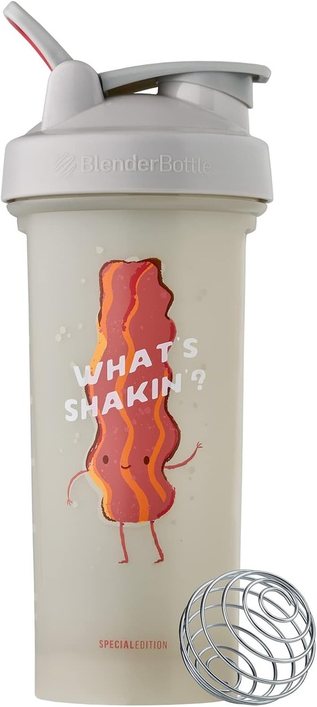 BlenderButtle Just for Fun Classic V2 Shaker Bottle Perfect voor eiwitshakes en pre-workout, 28-Ounce, What's Shakin'
