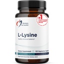 Designs for Health L-Lysine HCL Pillen 1500mg - Amino Acid Lysine Hydrochloroide Voedingssupplement voor volwassenen - Immune + Bone Health Support - Vegan + Non-GMO (120 capsules)