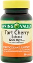 Spring Valley Tart Cherry Extract voor gezamenlijke gezondheid, 1200 Mg, 90 Capsules