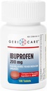 GeriCare Ibuprofen 200mg Pijn Reliever en koorts Reducer 