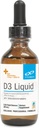 XYMOGEN D3 Liquid - Liquid Vitamin D Drops with Vitamin D3 to Support Immune Health, Bone + Heart Health - 1000 IU VIT D per Drop - Micro-Emulsified for Enhanced Absorptie (2.03 oz / 1500 Servings)