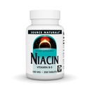 Bron Naturals Niacin, Vitamine B-3, Non-GMO, 100 mg - 250 tabletten