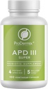 Kosher APD III Probiotic Supplement, Supports Occasional Constipation, Diarrhea, Gas & Bloating, 5 Billion CFUs Maintenance 100 Vegetarian Capsules